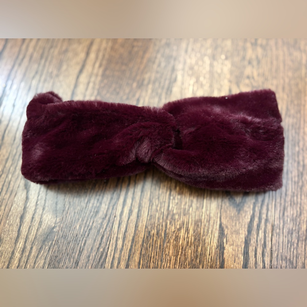 Karl Lagerfeld Deep Burgundy Hairband